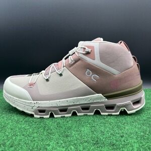 Women's Size 10.5 - On Cloudtrax Hiking Boot Shoe Sneakers Rose Ivory 53.99054